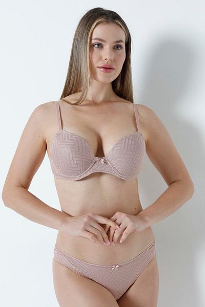 CALİENTE Bra set maze pattern empty powder