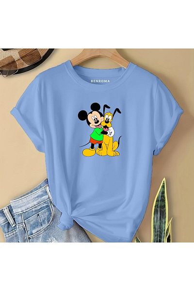 BENROMA 1 tricou este un cadou pentru achiziții de 6 și mai sus în coș - tricou pentru copii imprimat cu personaje de desene animate