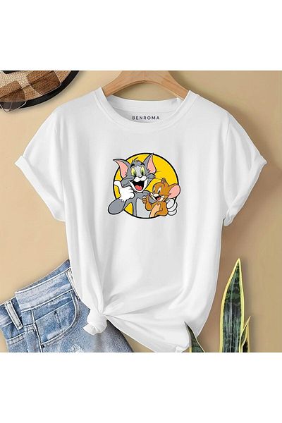 BENROMA 1 produs pentru achiziții de 6 și mai sus este un tricou pentru copii imprimat cu personaje de desene animate