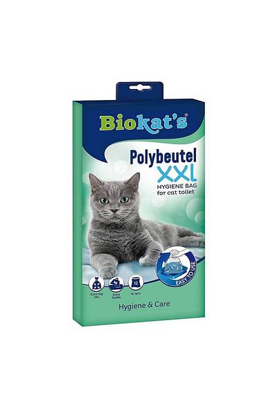 Biokats Cat Litter Hygiene Bag 2XL 55X45 cm 12 Pieces