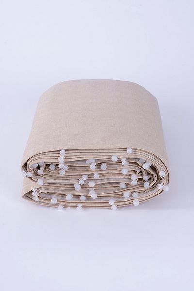 ALTINPAMUK Plain White Balcony Curtain Enxboy Optional Tied Tarpaulin Ty801
