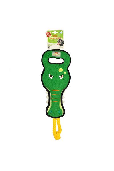 Gigwi Crocodile Model Dog Toy with Dental String and Grip