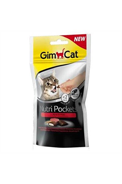 Gimcat Nutripockets Kedi Ödülü Biftekli Malt 60gr