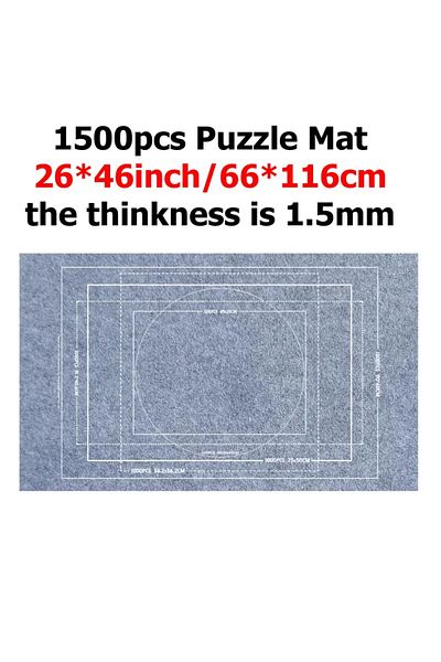 Choice 1500pcs Mat Grey Puzzle Storage Mat Anti Slip Felt Fabric Portable Storage Blanket Tool 1500-3000 Ch