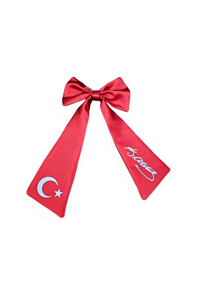 Kostüm Sarayı Брошка для волосся з підписом Ататюрка «Місяць і зірка» з черво...