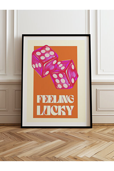 HOMEPACK Tekli Ahşap Çerçeveli Tablo Tek Parça Poster Tablo TK/998