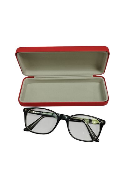 bonjorno aksesuar Square Glasses Container -Optical Frame Wiping Cloth