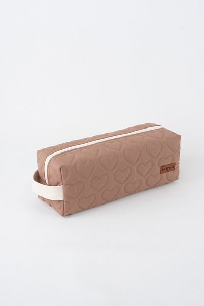 estrella paris XL кафява чанта за пътуване с форма на сърце - за Airwrap и всички ваши стилизиращи прически