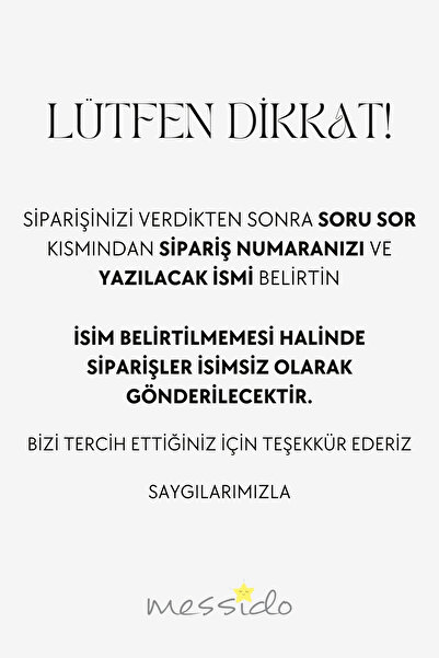 Messido %100 Pamuk Saten Kişiye Özel İsimli Anne Yanı Beşik Nevresim Takımı 60x100 cm - MSD-601