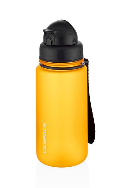 Uzspace 2-Piece Tritan Flask Set with Straw 400 Ml Fiftyfifty