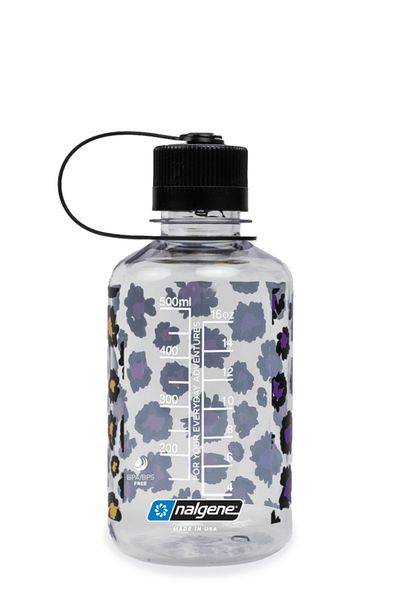 NALGENE 16oz Nm Clear Rainbow Cheetah Drinker