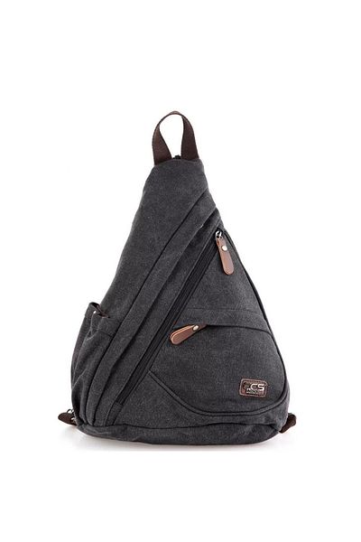 ÇÇS Bodybag 51397 Cross Strap Backpack Black