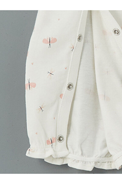 LC Waikiki LCW baby  Baskılı Kız Bebek Tulum ve Çıtçıtlı Body 2'li