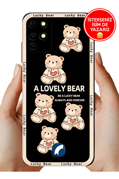 Reeder S19 Max Kılıf Rubber Esnek Silikon Tam Koruma Smile Bear