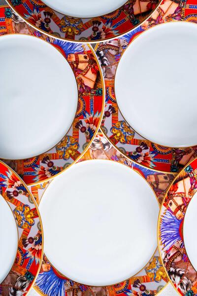 ACAR Whisper 6 Piece Cake Plate - 20 cm