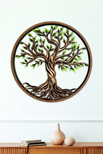 UNT Hayat Ağacı Tree Of Life Mandala Çok Katmanlı Tablo