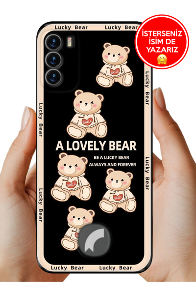 Reeder S19 Max Pro S Kılıf Rubber Esnek Silikon Tam Koruma Smile Bear