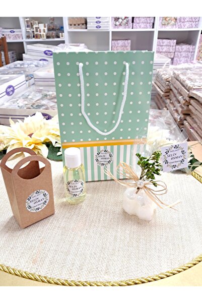 Murat Süs Çanta Kolonya Mum Set Hediyelik | Nikah Şekeri - Düğün Kına Nişan H...