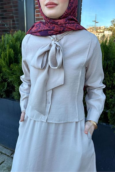 Ovn. Merida Skirt Suit # Beige