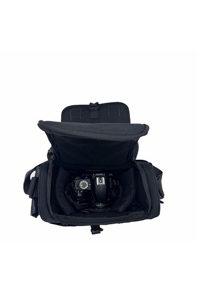 Cantayurdu Τσάντα ώμου φωτογραφικής μηχανής Ççs Dslr Μαύρη