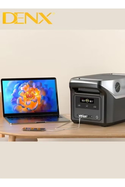 Denx 450W Portable Power Bank for Travel, Energy Saving with Outdoor Lights, Multi-Port Fast Charging