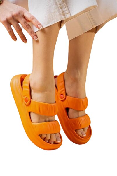 Liger Light and Comfortable Women's Sandals - Beach Pool ORANGE