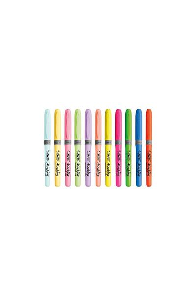 Bic Pastel 6 Pastel 6 Canlı Renk 12'li Fosforlu Kalem - Blisterli