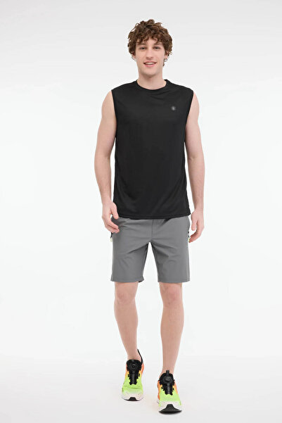 lumberjack MB CT105 PES TTOP 5FX Μαύρο ανδρικό αμάνικο μπλουζάκι 101939408