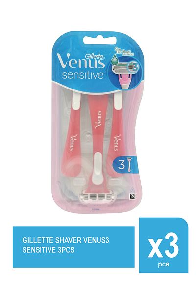 Gillette SHAVER VENUS3 SENSITIVE 3PCS X 3