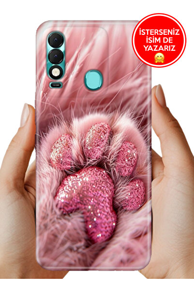 TECNO Spark 8T (KG6p) Kılıf Rubber Esnek Silikon Tam Koruma SüslüPaticik