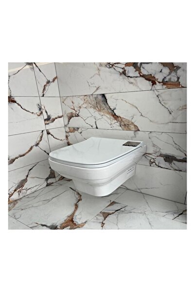 Seramiksan Bold A091001H Kanalsız Asma Klozet + Yavaş Kapak