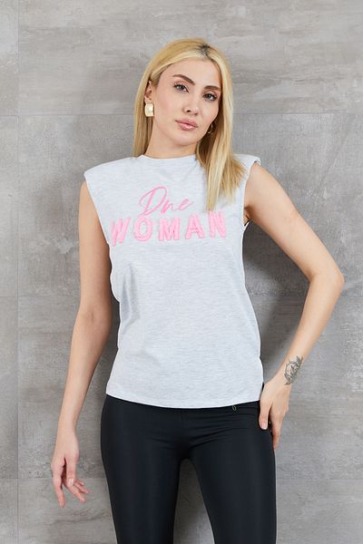 DPARİS Shoulder Padded T-Shirt