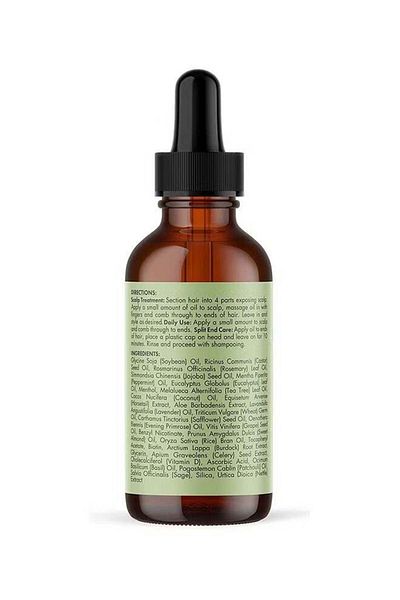 Miele Rosemary Mint Scalp & Hair Strengthening Oil Infused W/Biotin & Encourages Growth 59ml
