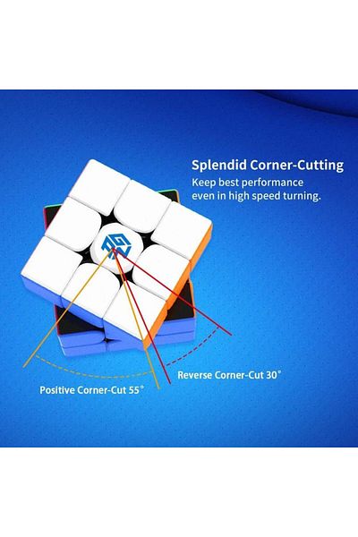 GAN Professional 3X3 Rubik's Cup Stickerless Puzzle Speed Cube