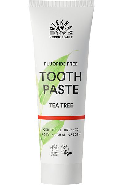 Urtekram Organic Toothpaste with Tea Tree Extract Fluoride Free