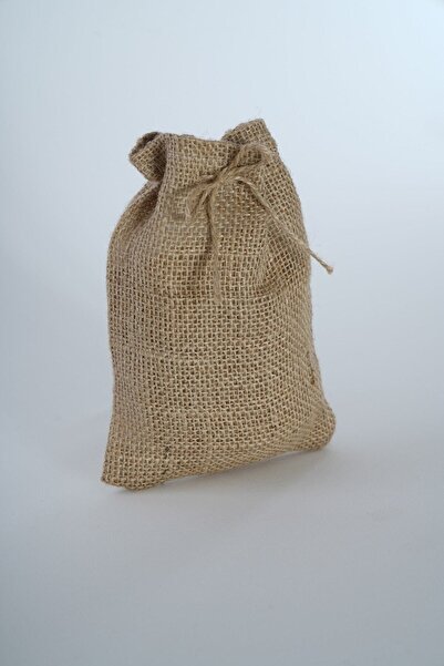 İSTANBUL SANDALET 1 قطعة 12 × 17 سم منتج طبيعي حقيبة الجوت لعبة حقيبة القماش ...