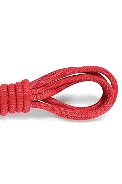 hapshoe 70 Cm Kırmızı Mumlu Klasik Ayakkabı Bağcığı