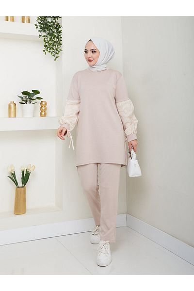 Moda Krash بدلة رياضية مفصلة بأكمام بالون