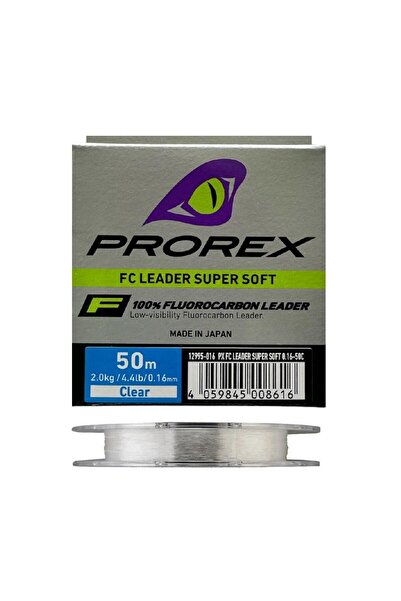 daiwa Prorex 0.16mm 50m FC Leader Super Soft %100 Fluorocarbon Misina