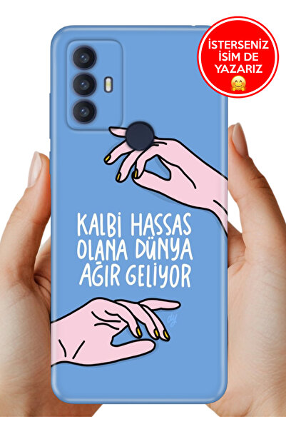 TCL 30 SE Uyumlu Kılıf Desenli Baskılı Lens Korumalı Silikon Dünya Ağır