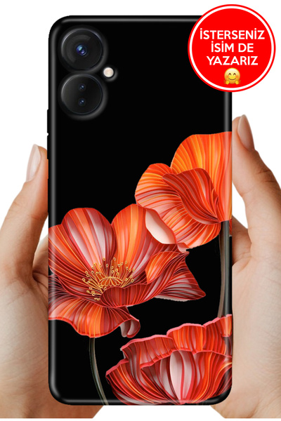 TECNO Spark 9-Pro Kılıf Trend Desenli Esnek Kapak Benim Bahçem