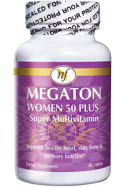 Natural Fervor Nf Megaton Women 50 Plus 60 Tabs