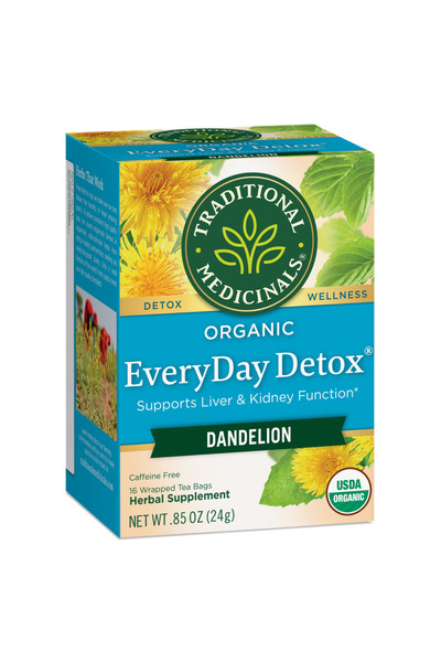 TRADITIONAL MEDICINALS Everyday Detox Dandelion 16 Tea Bags:00236