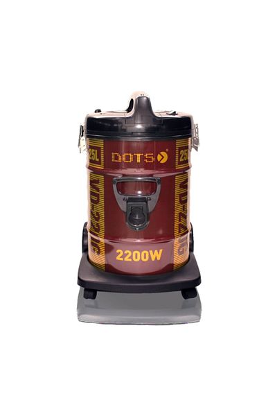 DOTS Vacuum Cleaner Drum 25 Liter 2200W 5M Cable VD-220G - Red