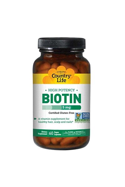 COUNTRY LIFE بيوتين 5 ملغ 60 كبسولة
