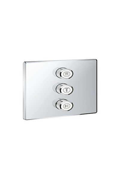 Grohe Grohtherm Smartcontrol Yuvarlak Üç Çıkışlı Akış Kontrollü Ankastre Banyo Bataryası