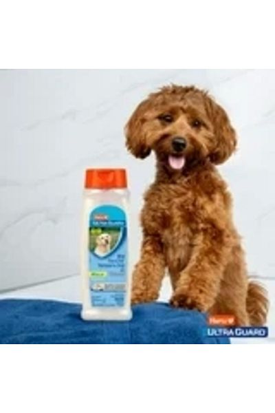 Hartz Ultra Guard Rid Flea & Tick Shampoo for Dogs Oatmeal Dog Shampoo 532 Gr