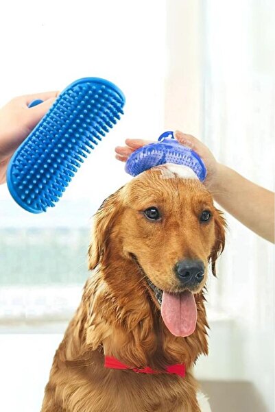 jetfast قطعتان من فرشاة السيليكون لغسل وحصى الزوايا من الريش الحيواني