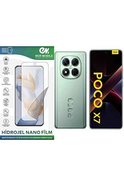 Hydrogel Nano Screen Protector Film MAT Compatible with Poco X7 (Not Tempered Glass!)