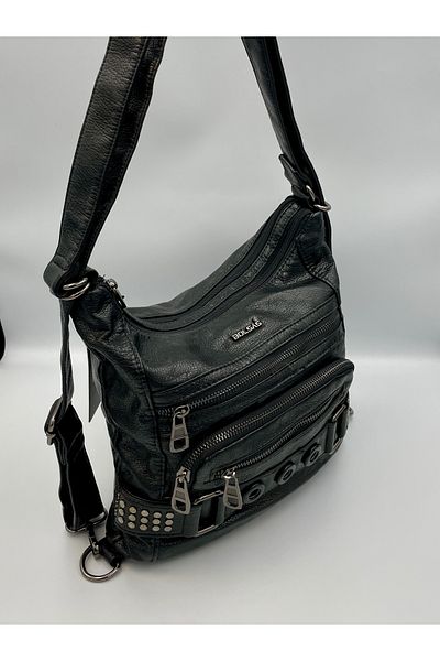 seyyah Washed Soft Leather Back and Sleeve Bag
